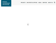 Tablet Screenshot of estonianarchitecture.com